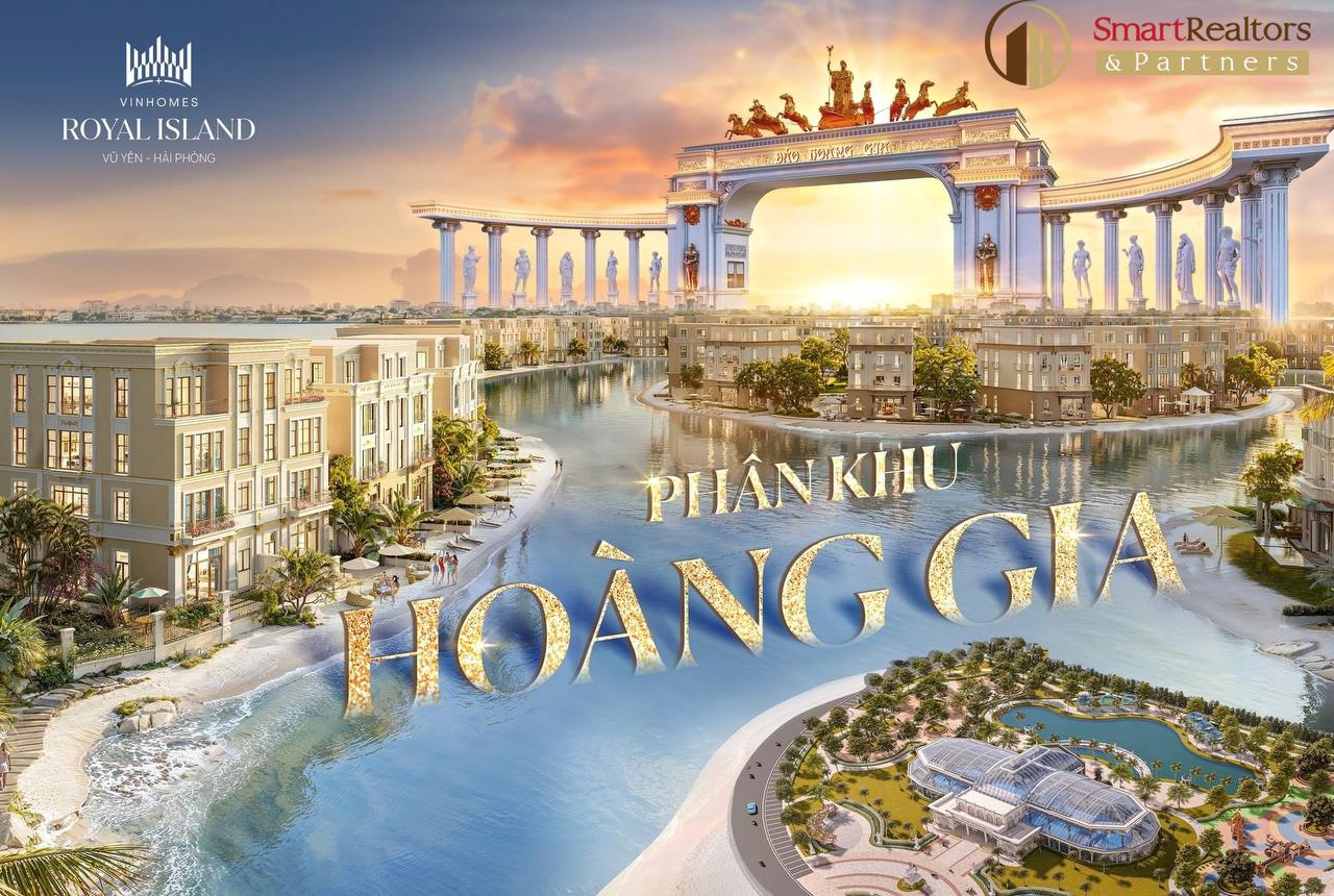 Biệt thự dát vàng Phân Khu Hoàng Gia Vinhomes Royal Island